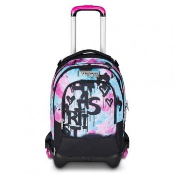 Trolley Seven® Jack 3 Ruote Girl Detach Quick Graffiti con Astuccio in omaggio