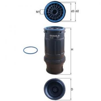 KC 629D Filtro de combustível MAHLE