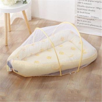 Foldable Infant Sleeping Basket with Netting
