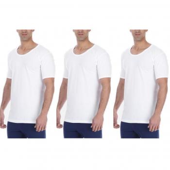 Solo Feel Comfortable mit Original, 3er Pack, Sehr Komfortable und ideal unter Hemden zu Tragene, Weiß, zu 100% aus ägyptischer Baumwolle. Business Unterhemden. (XXL)