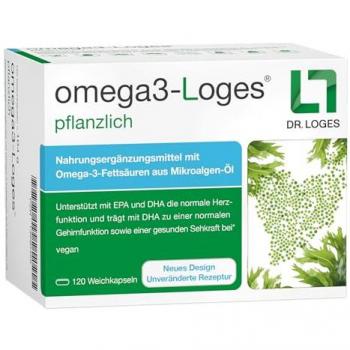 Omega3-Loges® pflanzlich Kapseln 120 St