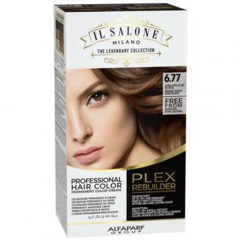 Il Salone Milano Plex Rebuilder – Professionelle Haarfarbe Dunkles Schokoladenblond 6.77 1 Packung