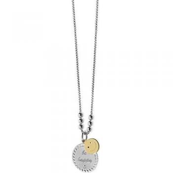 Collana Comete Love Tag in argento e Zircone