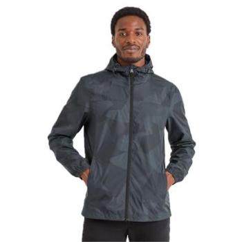 Craven Men’s Size 5XL Dark Indigo Block Camouflage Waterproof Jacket – Packable