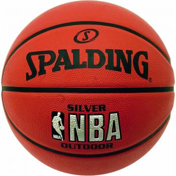 Spalding Herren Basketball NBA Outdoor Edition – Silber/Orange (SKU 3001592010017)
