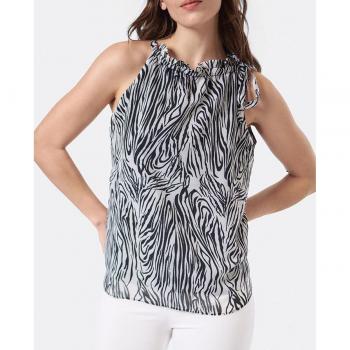 Blusa Cuplé Lazo Estampado Zebra 700126-805-0097
