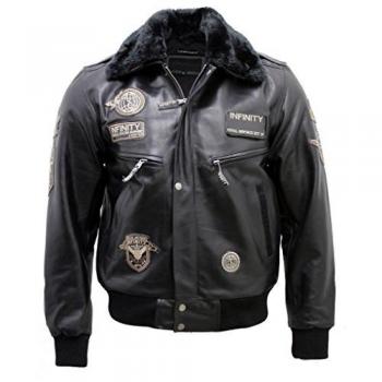 Infinity Leather Men's US Air Force Bomber Jacket
