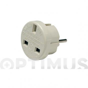Adaptador universal 100 mm x 145 mm x 55 mm, 10 A, 250 V