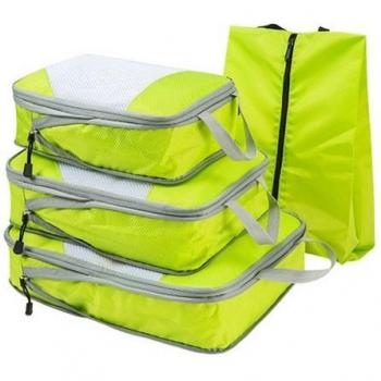 MobilPacking Set: Klein, Mittel, Groß + Schuhbeutel für Reisen