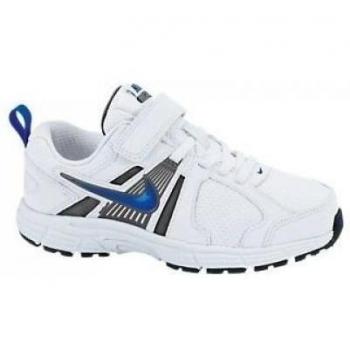 Nike Dart 10 Running Shoes Niños Blanco / Azul / Plateado 27 1/2