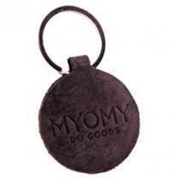 Myomy Leben im Blatt Schlüsselanhänger Braun