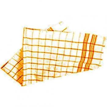 Torchon à vaisselle en coton, modèle KARO, lot de 10