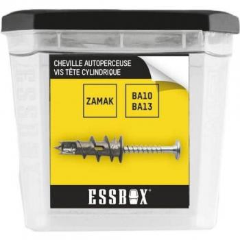 Essbox Scell‑It Chevilles Autoperceuses pour Plaques de Plâtre – 100 pièces