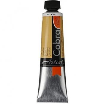 Talens Oefarbe Cobra Reichgold 802 – 40 ml, wasserfärblich, Kunst & Bastelbedarf