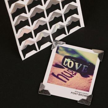 120pcs Self-Adhesive Kraft Photo Corners