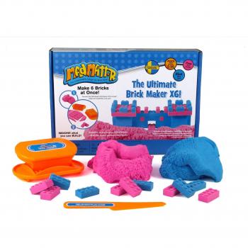 Mad Mattr Ladrillos Creativos X6 + Cuchillo Rosa y Azul