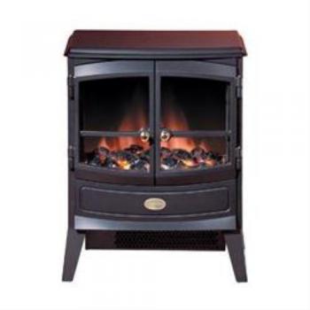 Springborne Optiflame 2kW Freestanding Electric Heater – Black Finish