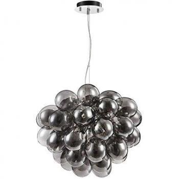 Pendelleuchte Balbo 8xG9 aus Metall Rauchfarbig