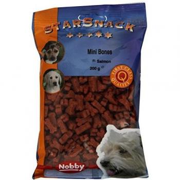 Golosinas para perros Nobby StarSnack Mini Bones de Salmón 200 g