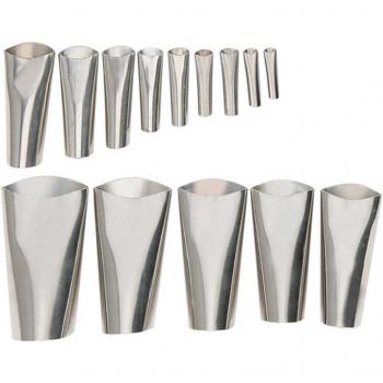 Stainless Steel Caulk Nozzle Set and Protective Garden Gloves Combo