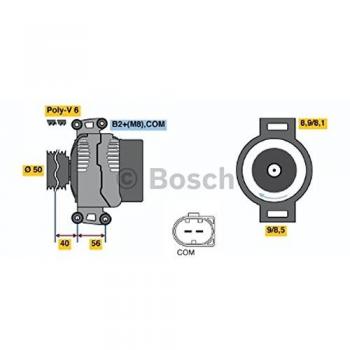 Alternatore Bosch 0 986 047 650 – Nuovo