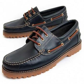Náuticos para Homens PURAPIEL PURANAUTIC5 BLUE