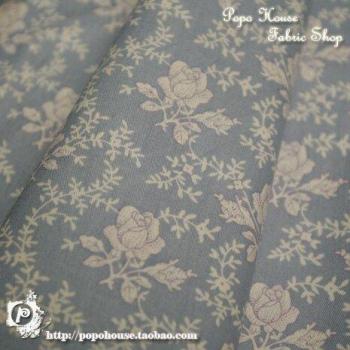 DIY Retro Kleiderstoff mit Rosenmuster 50x160 cm