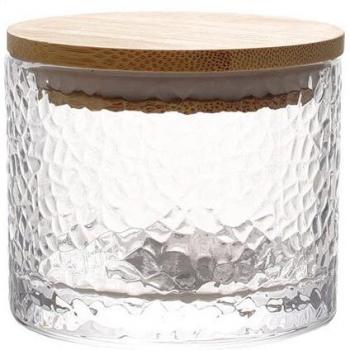 Frascos de almacenamiento con tapa de madera