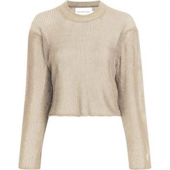 Calvin Klein Jeans Strickpullover mit Metallic-Effekt