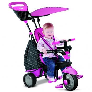 Triciclo SmarTrike Glow 4 in 1 rosa