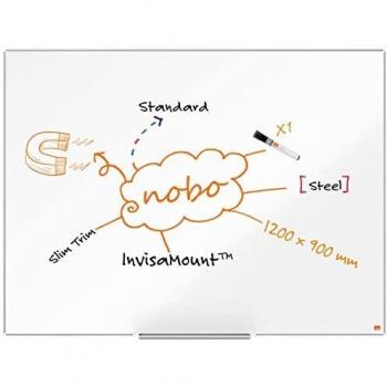ESSELTE PIZARRA BLANCA NOBO 1200X900MM IMPRESSION PRO ACERO LACADO PIZARRAS