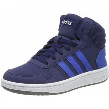 Baskets hautes Adidas Hoops Mid 2.0 Kid, bleu, 28