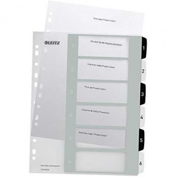 Intercalaires plastiques Leitz A4 Ultra-Résistants
