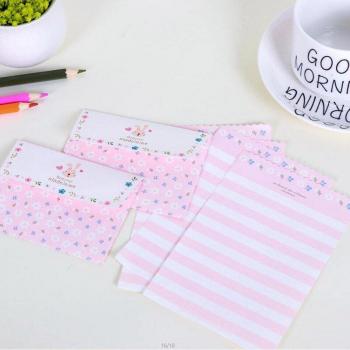 Papel de Escritura con 4 Hojas y 2 Sobres