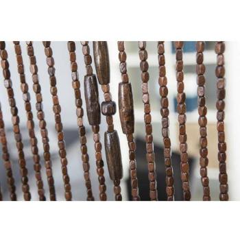 Tenda stile rombato in legno marrone 100×220 cm