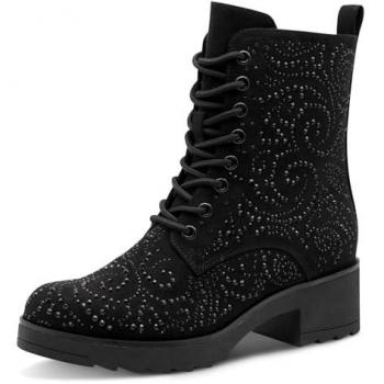 Elegante Schnürstiefelette mit Strass von MARCO TOZZI