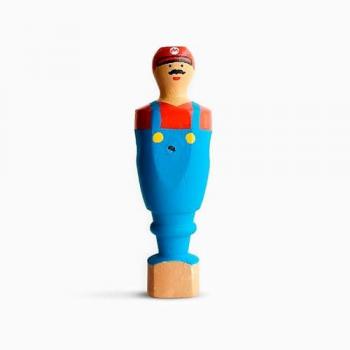 Figura Futbolín Mario Bros 12 cm de Madera