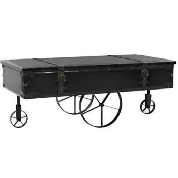 MDF and Spruce Wood Coffee Table 110x55x43 cm