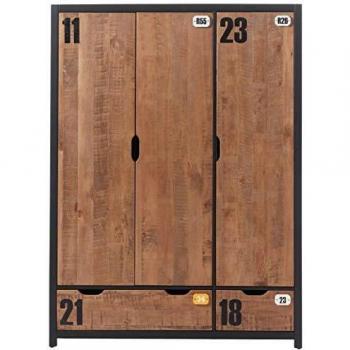 VIPACK Kleiderschrank Alex 3-türig