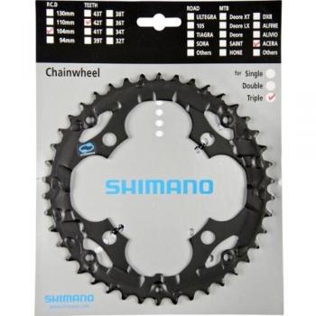 SHIMANO Plato 42D Acera FC-M341 Negro
