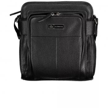 La Martina Black Shoulder Bag for Men