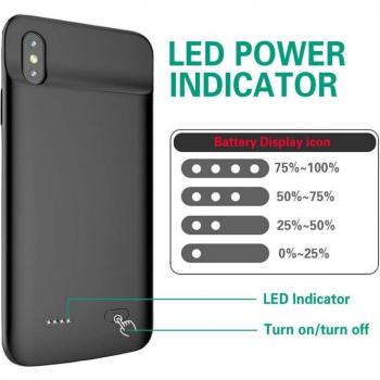 Extpower Slim 4100mAh External Battery Case for iPhone X XS XS MAX