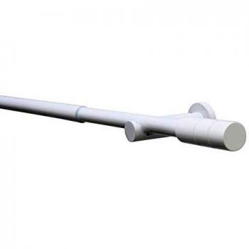 GAS21 Bastoni e binari per tende, Bianco, 120-210 cm