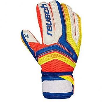 Reusch Prime G2 Torwarthandschuhe für Männer – Blau/Gelb/Weiß, 9 cm