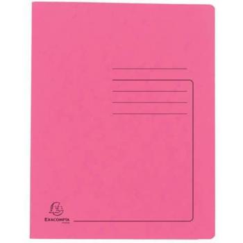 Exacompta Colorspan Rosa 355g/m² DIN A4 Robust-Schnellhefter mit Beschriftungsfeld für 350 Blatt 25er-Pack