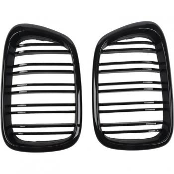 Black Front Bumper Grille – BMW E39 5‑Series Compatible