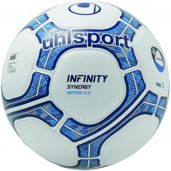 Balle mixte de football UHLSport Infinity Synergy Motion 3.0 – blanc/marine/royal (adulte)