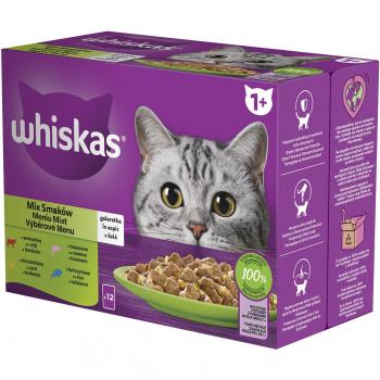 Comida Húmeda Whiskas Pollo y Pato 12 x 85 g