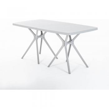 Table à manger Oliver pour terrasse en polypropylène