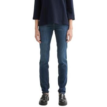 TOM TAILOR Slim‑Fit Jeans „AlexA“ – unifarben, slim fit, Knöchel‑länge, Blau Stone Wash